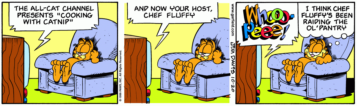 Garfield comic strip for Tuesday, October 20, 1998