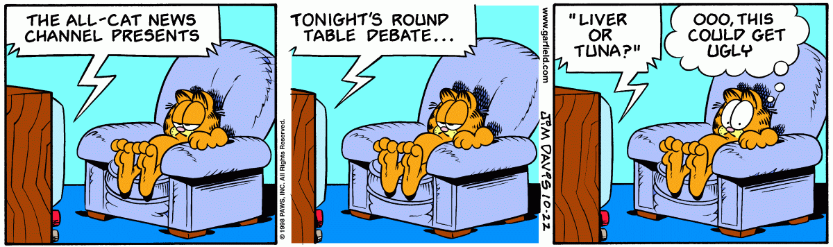 Garfield, October 22, 1998