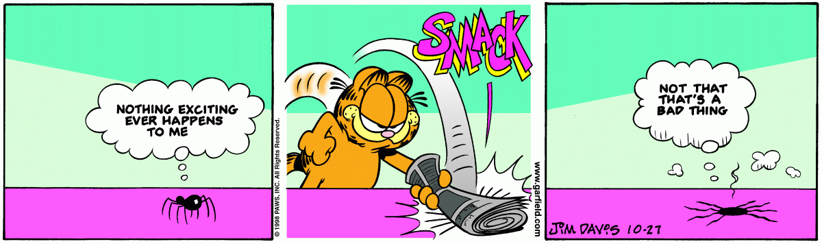 Garfield comic strip for Tuesday, October 27, 1998