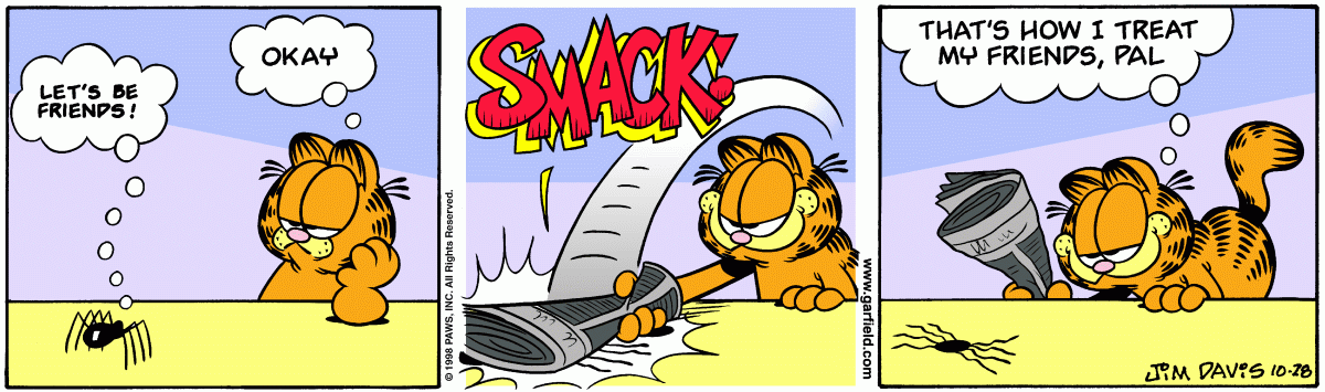 Garfield, October 28, 1998