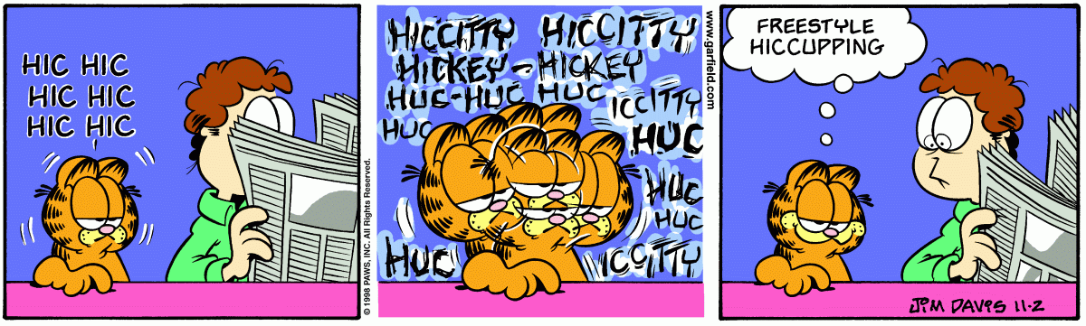 Garfield, November 2, 1998