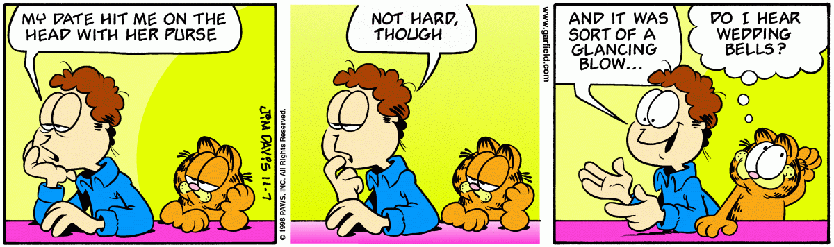Garfield, November 7, 1998