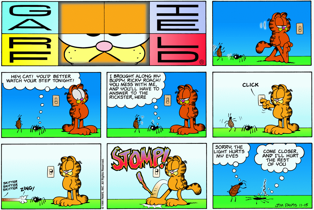 Garfield, November 15, 1998