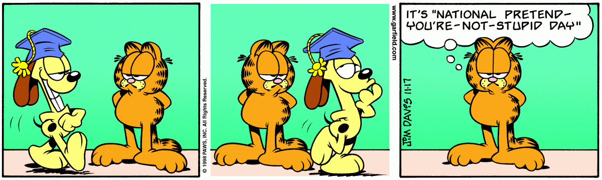 Garfield, November 17, 1998