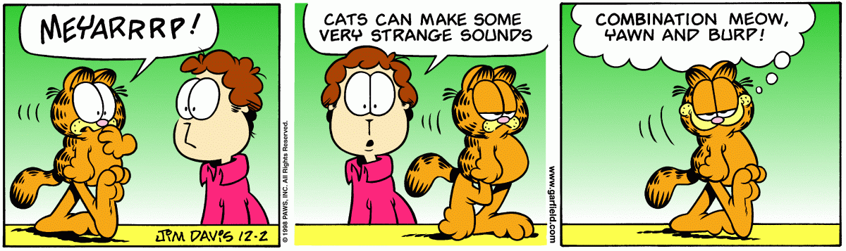 Garfield, December 2, 1998