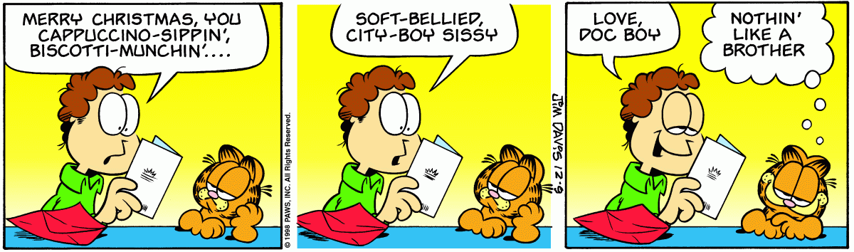 Garfield, December 9, 1998