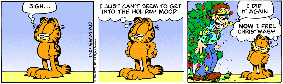 Garfield, December 11, 1998