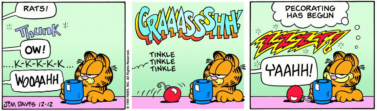 Garfield, December 12, 1998