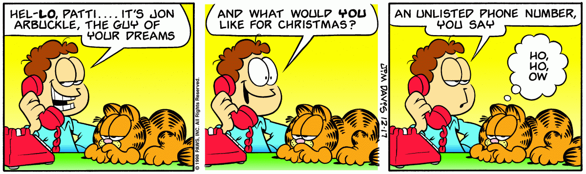 Garfield, December 17, 1998