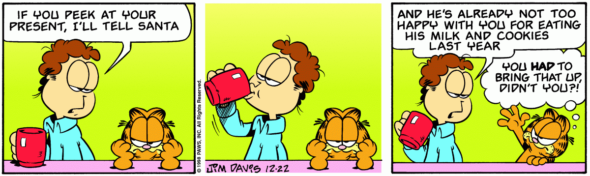Garfield, December 22, 1998