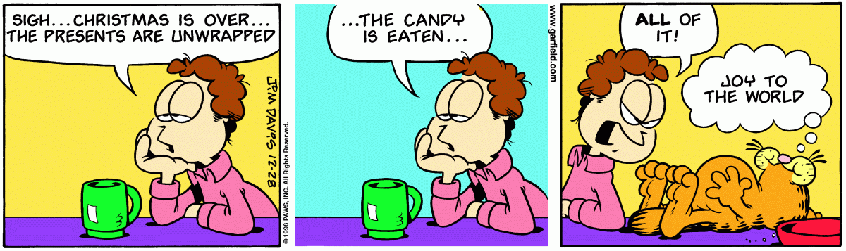 Garfield, December 28, 1998