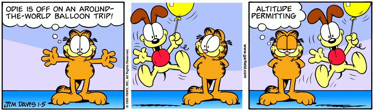 Garfield, January 5, 1999