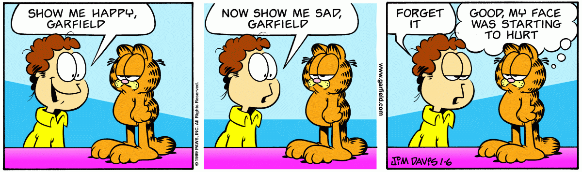Garfield, January 6, 1999