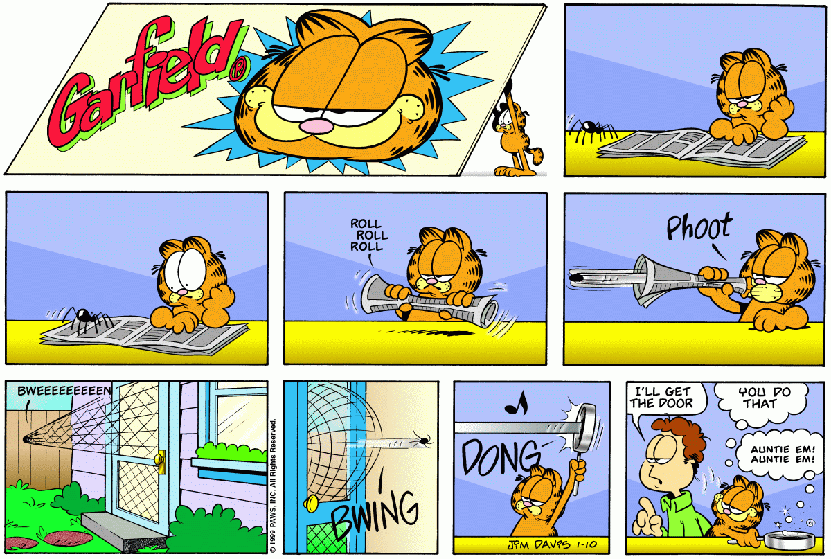 Garfield, January 10, 1999
