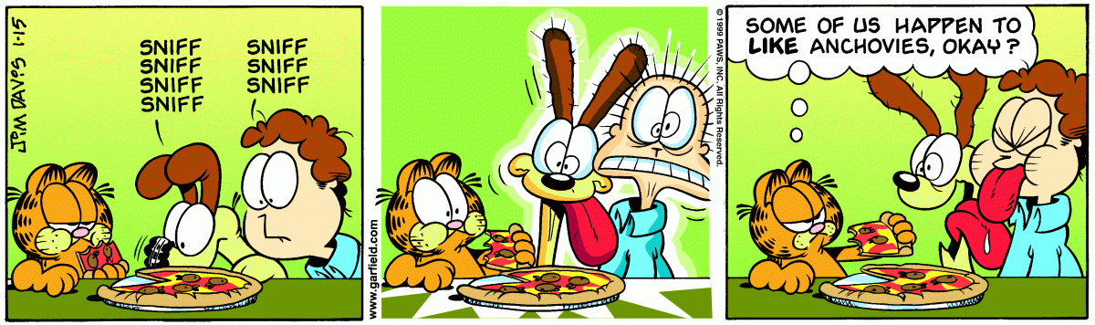 Garfield, January 15, 1999