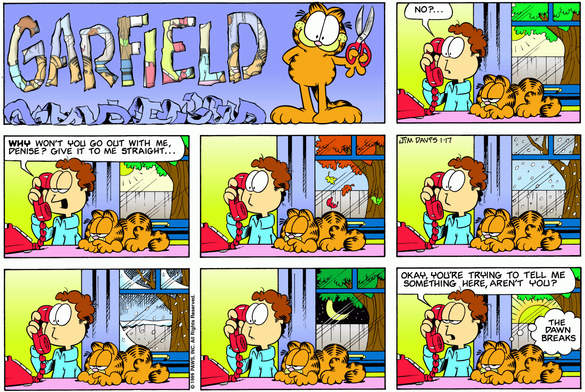 Garfield, January 17, 1999