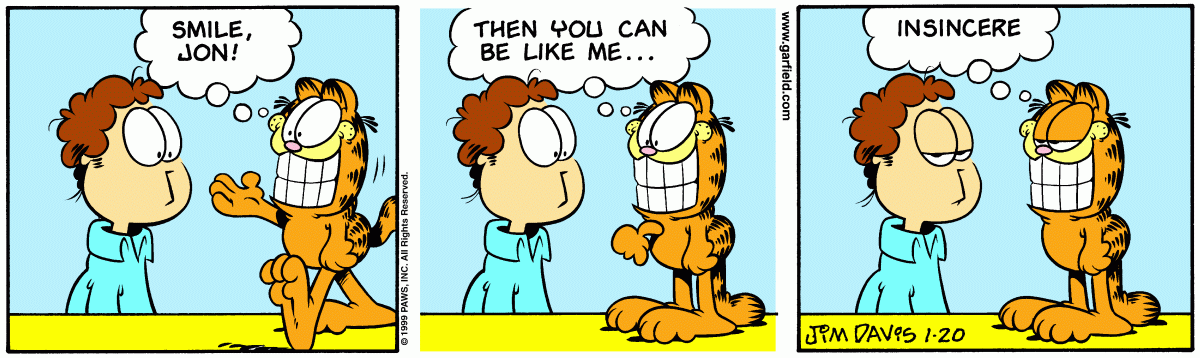 Garfield, January 20, 1999