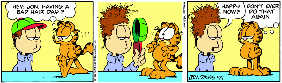 Garfield, January 21, 1999