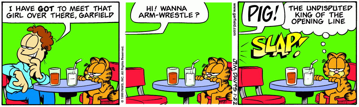 Garfield, January 22, 1999