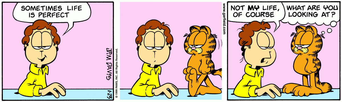 Garfield, January 23, 1999