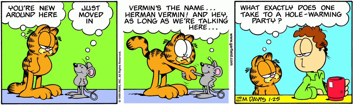 Garfield, January 25, 1999