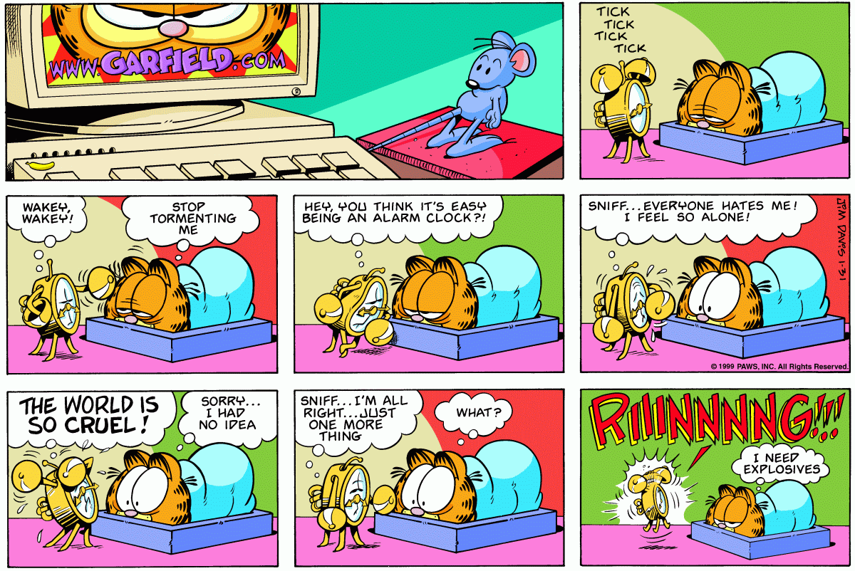 Garfield, January 31, 1999