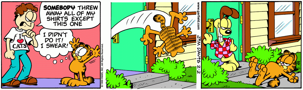 Garfield, February 2, 1999