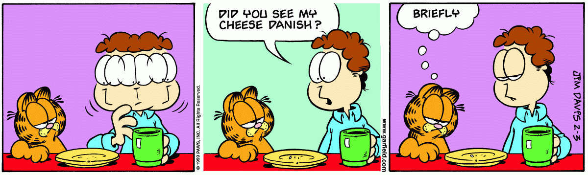 Garfield, February 3, 1999
