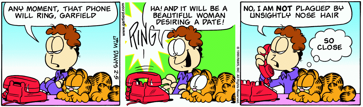 Garfield, February 5, 1999