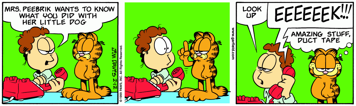 Garfield, February 12, 1999