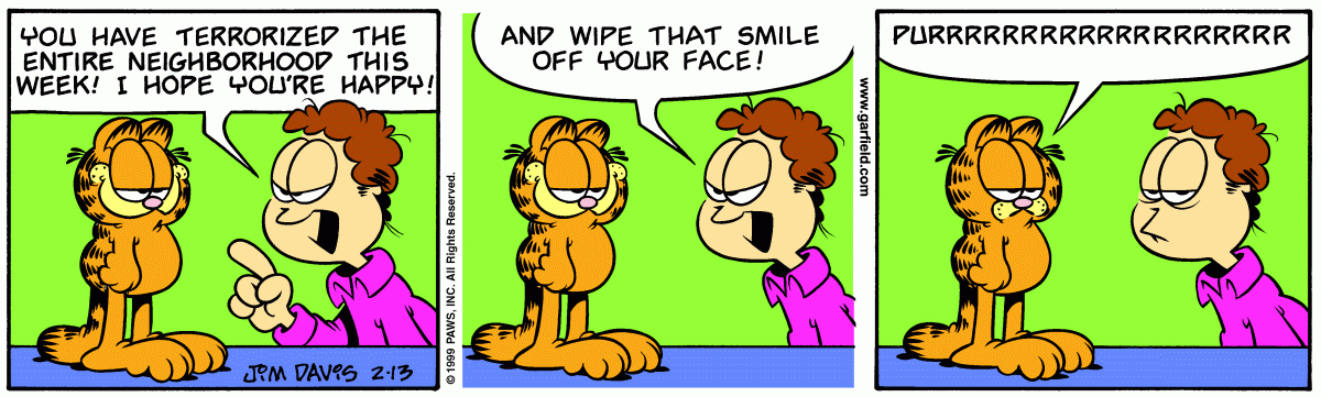 Garfield, February 13, 1999