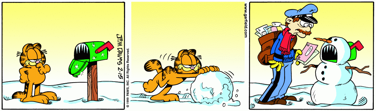 Garfield, February 15, 1999
