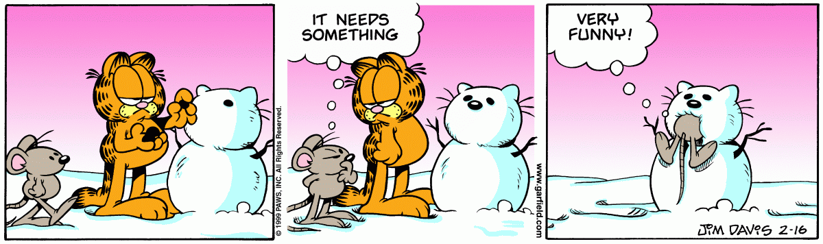 Garfield, February 16, 1999