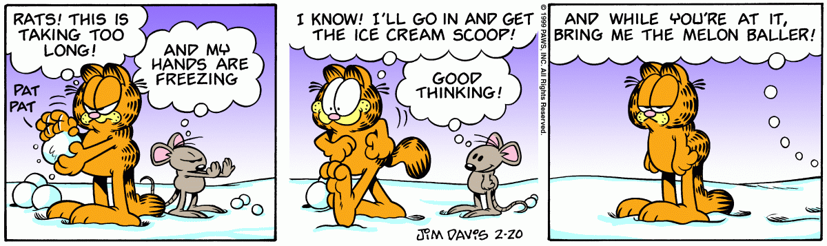 Garfield, February 20, 1999
