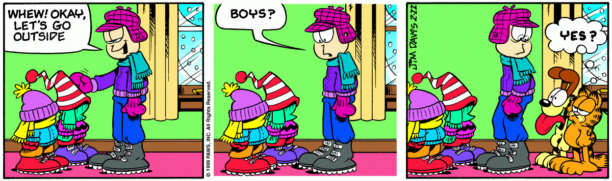 Garfield, February 22, 1999