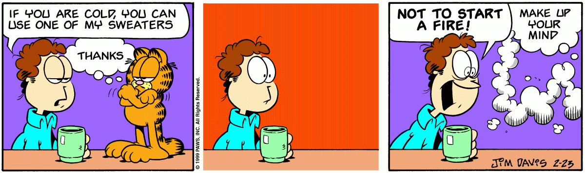 Garfield, February 23, 1999