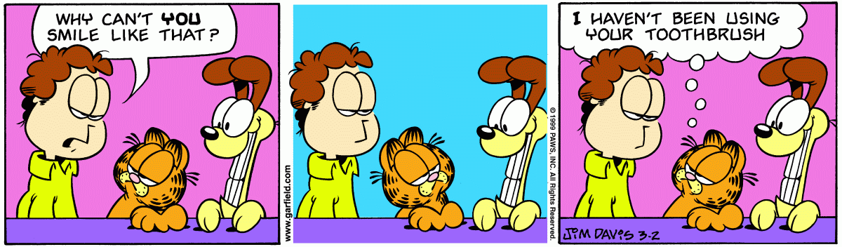 Garfield, March 2, 1999