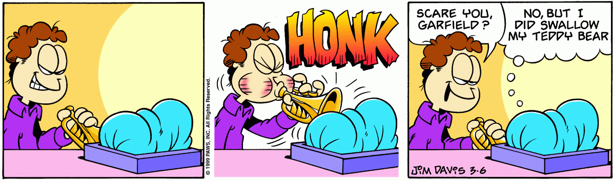 Garfield, March 6, 1999
