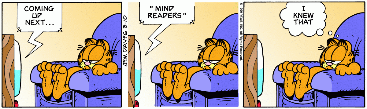 Garfield, March 10, 1999
