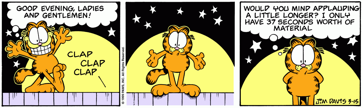 Garfield, March 15, 1999