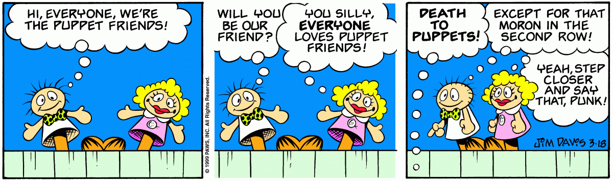 Garfield, March 18, 1999