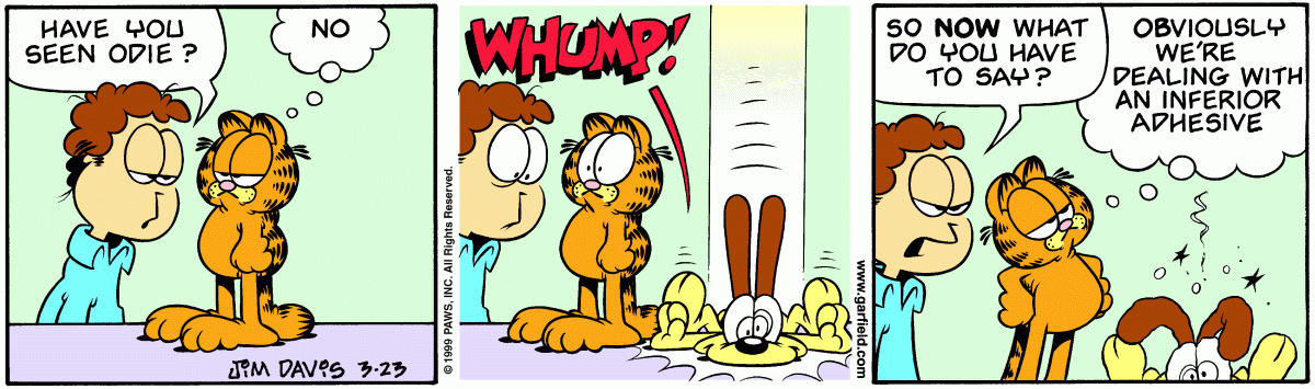 Garfield, March 23, 1999