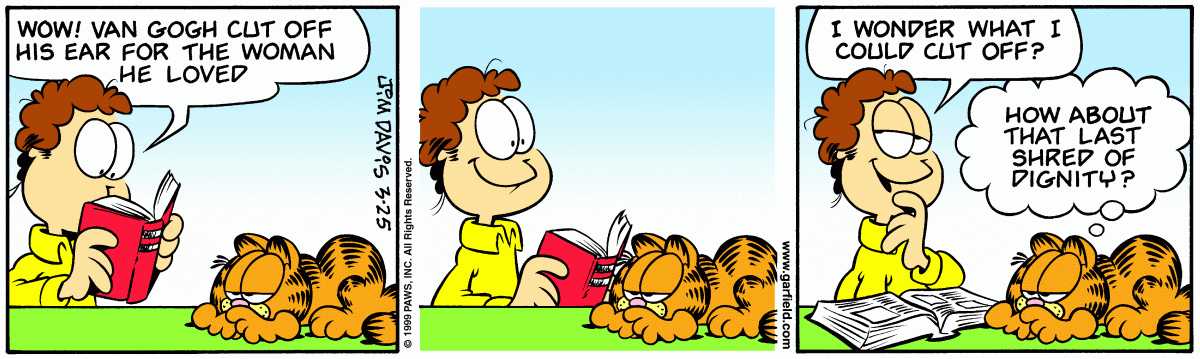 Garfield, March 25, 1999