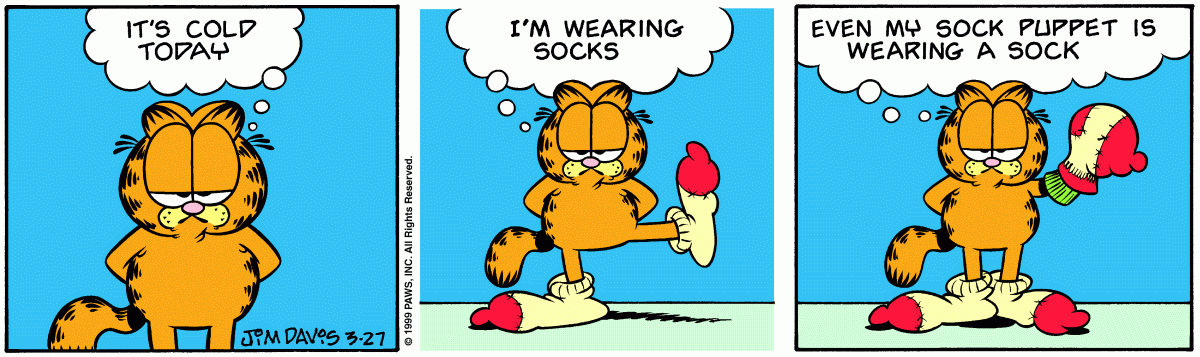 Garfield, March 27, 1999