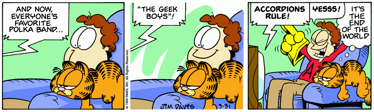 Garfield, March 31, 1999