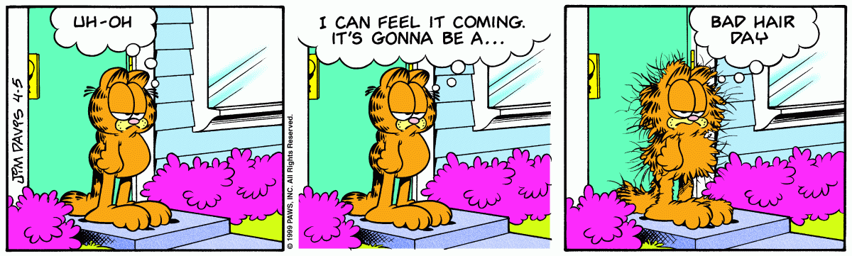 Garfield, April 5, 1999