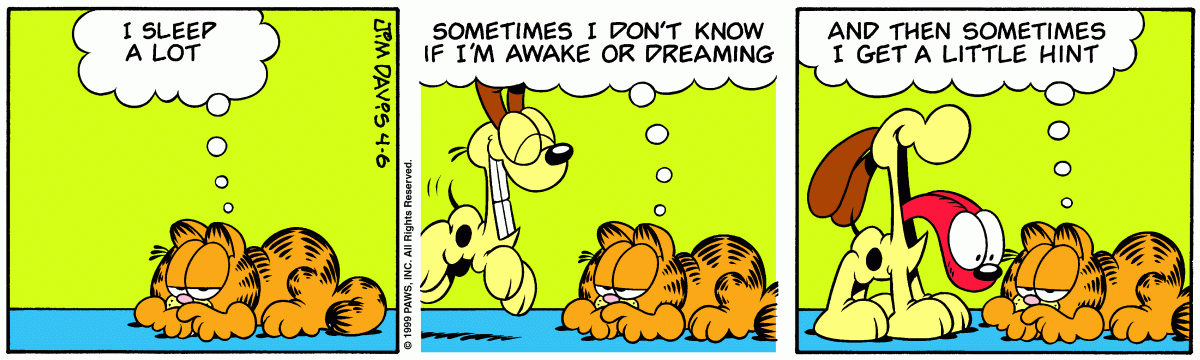 Garfield, April 6, 1999
