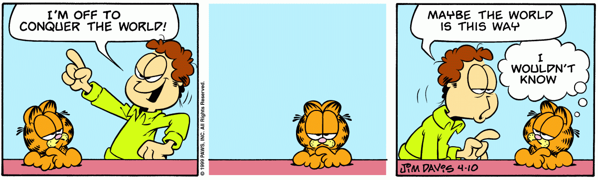 Garfield, April 10, 1999