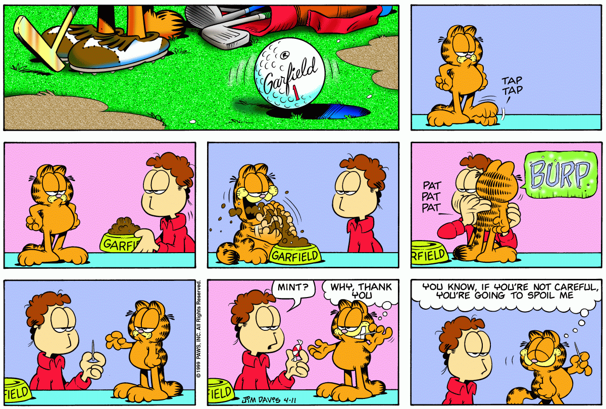 Garfield, April 11, 1999