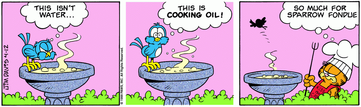 Garfield, April 12, 1999